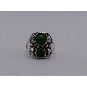Fashion Ring - Vintage Inspired Green Stone "Poison Ring, Size 10, BRAND NEW